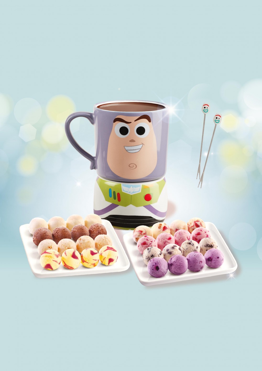 Häagen Dazs，雪糕火鍋，迪士尼，小叉