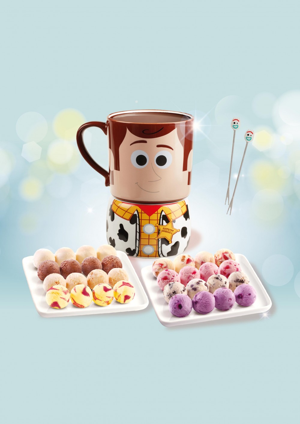 Häagen Dazs，雪糕火鍋，迪士尼，小叉