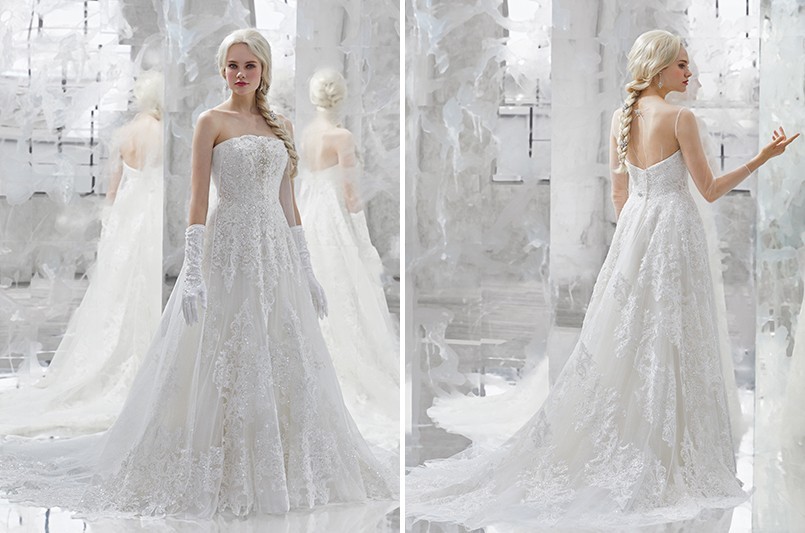 魔雪奇緣2魔雪奇緣FrozenAnnaElsa婚紗迪士尼禮服晚裝