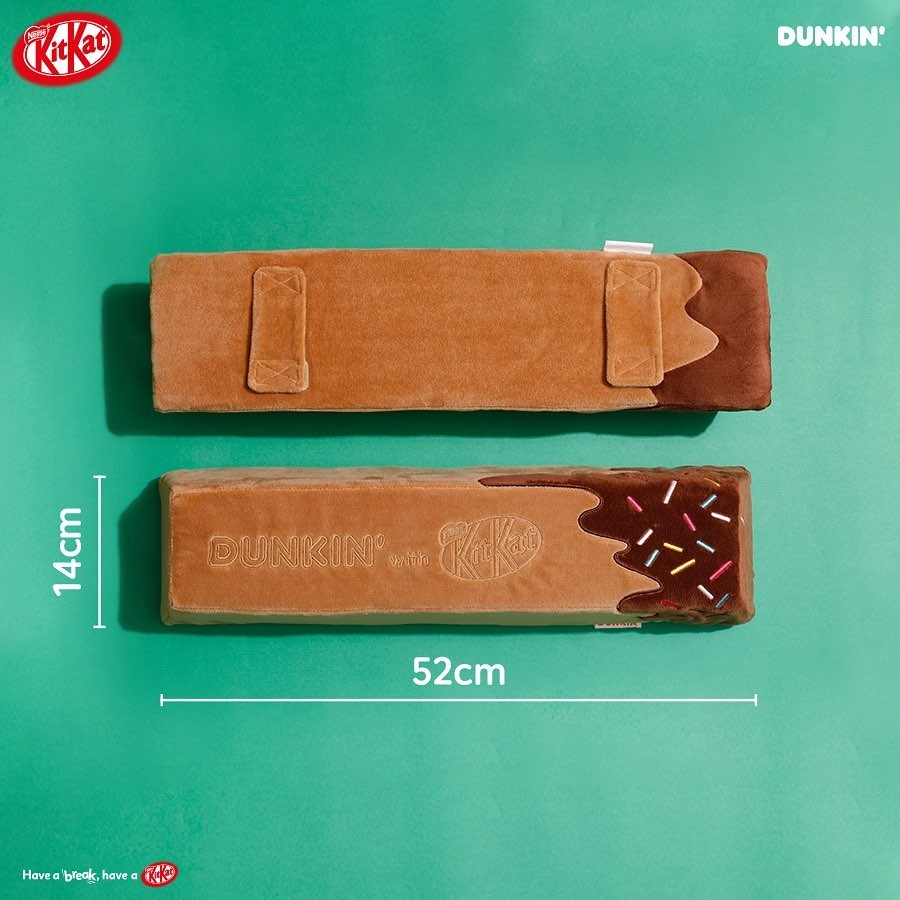 韓國 dunkindonuts kitkat 攬枕