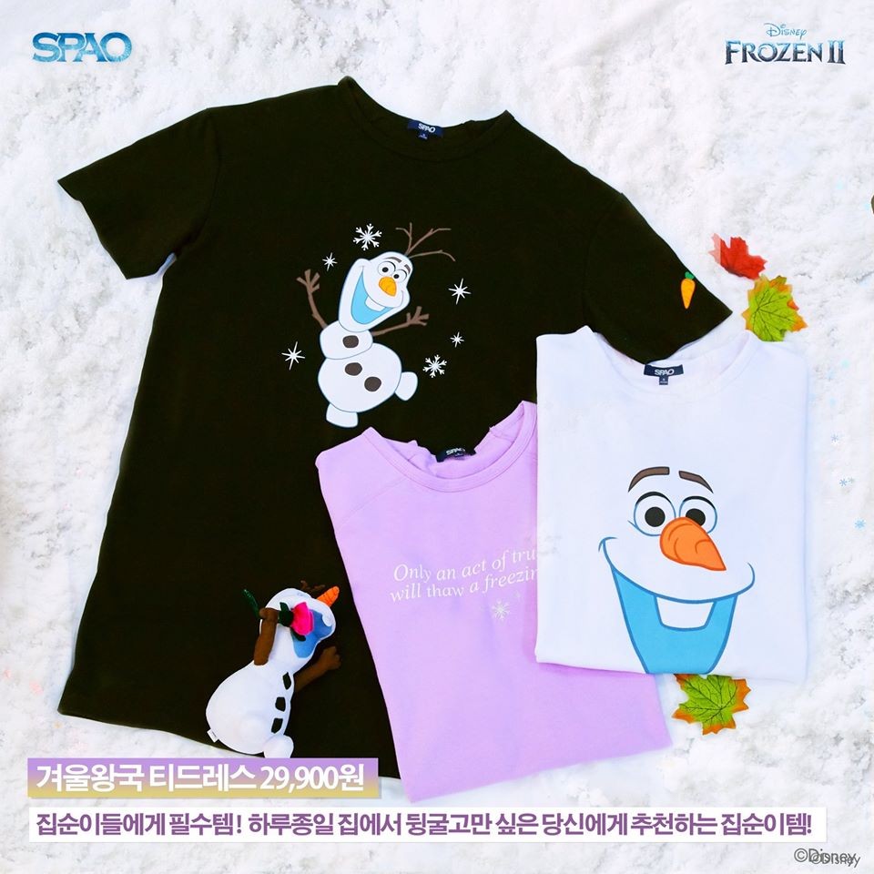 韓國 SPAO 魔雪奇緣2 Frozen