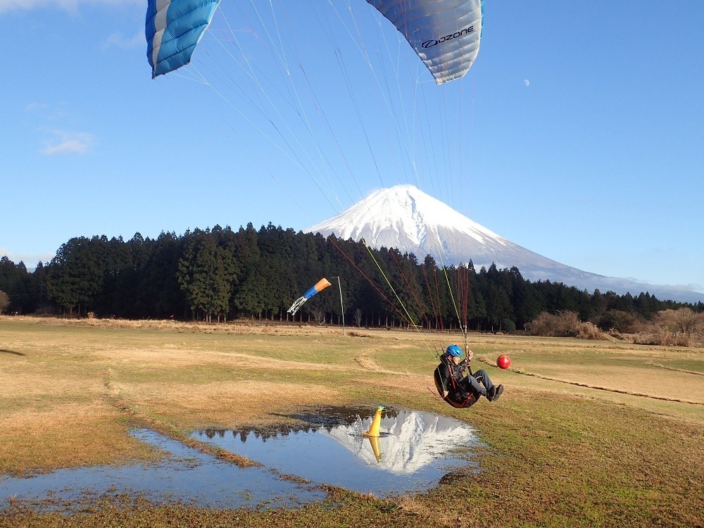 半空欣賞富士山