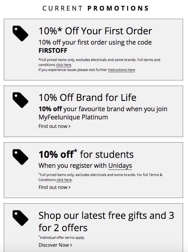 Black friday cyber monday 優惠優惠碼感恩節折扣淘寶現金券網購雙11黑五Feelunique