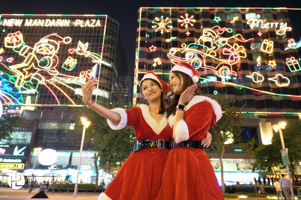 尖東 聖誕燈飾
