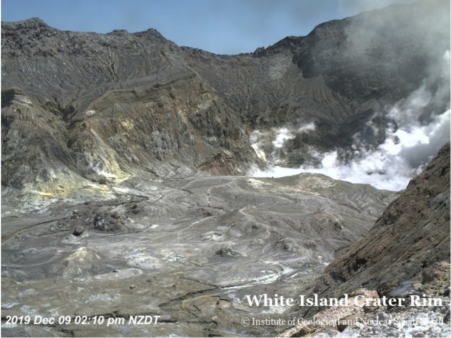 新西蘭 懷特島 火山爆發