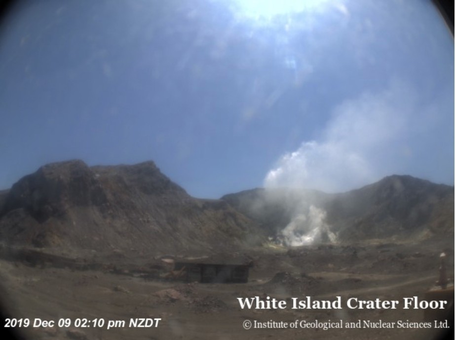 新西蘭 懷特島 火山爆發