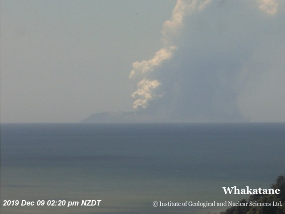 新西蘭 懷特島 火山爆發