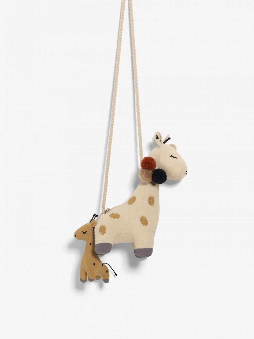 zara長頸鹿親子袋