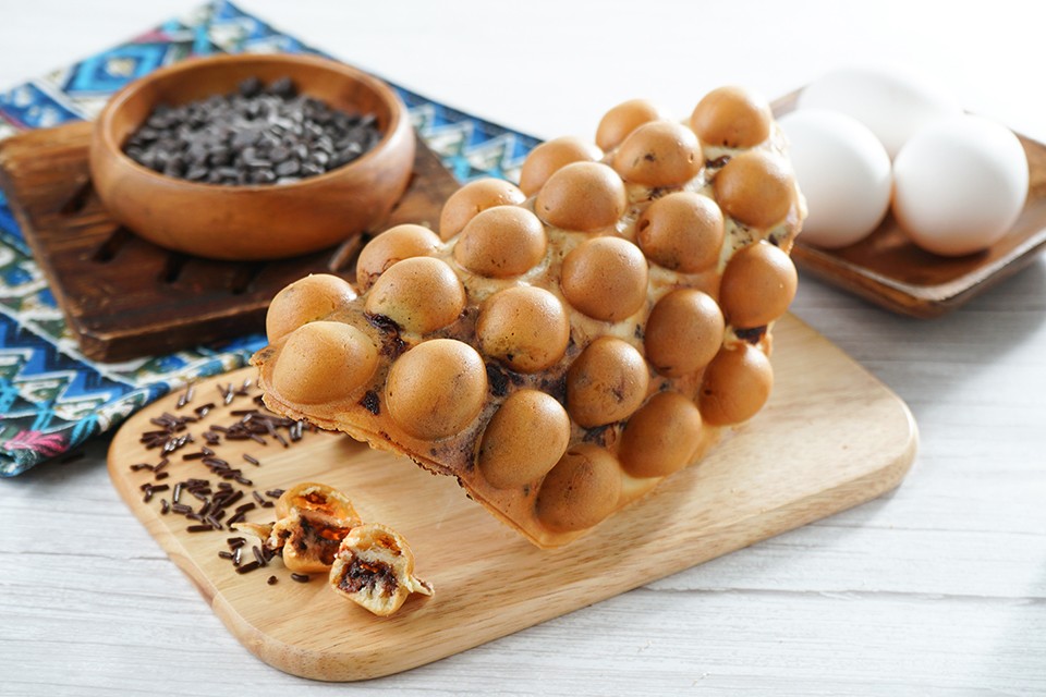 媽咪雞蛋仔, 期間限定, 牛油果, 紫薯蕃薯, 馬介休