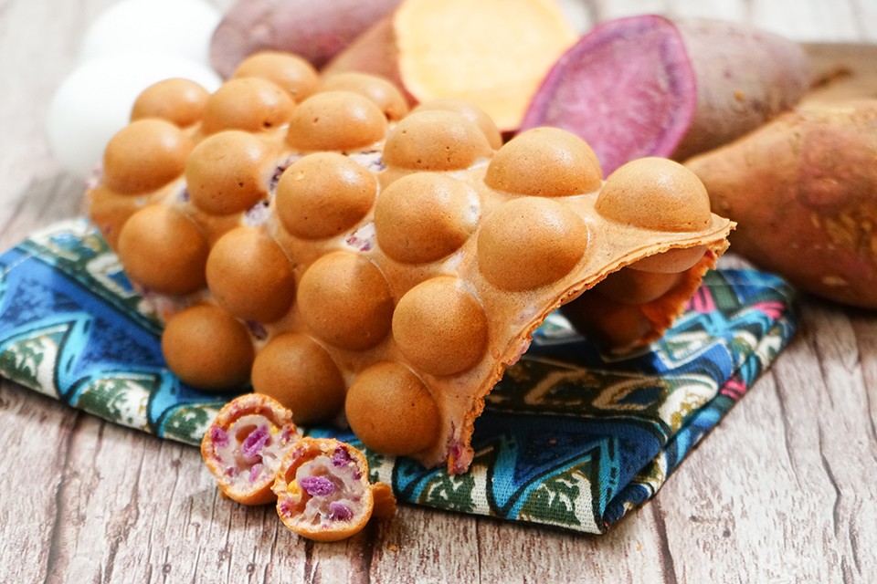 媽咪雞蛋仔, 期間限定, 牛油果, 紫薯蕃薯, 馬介休