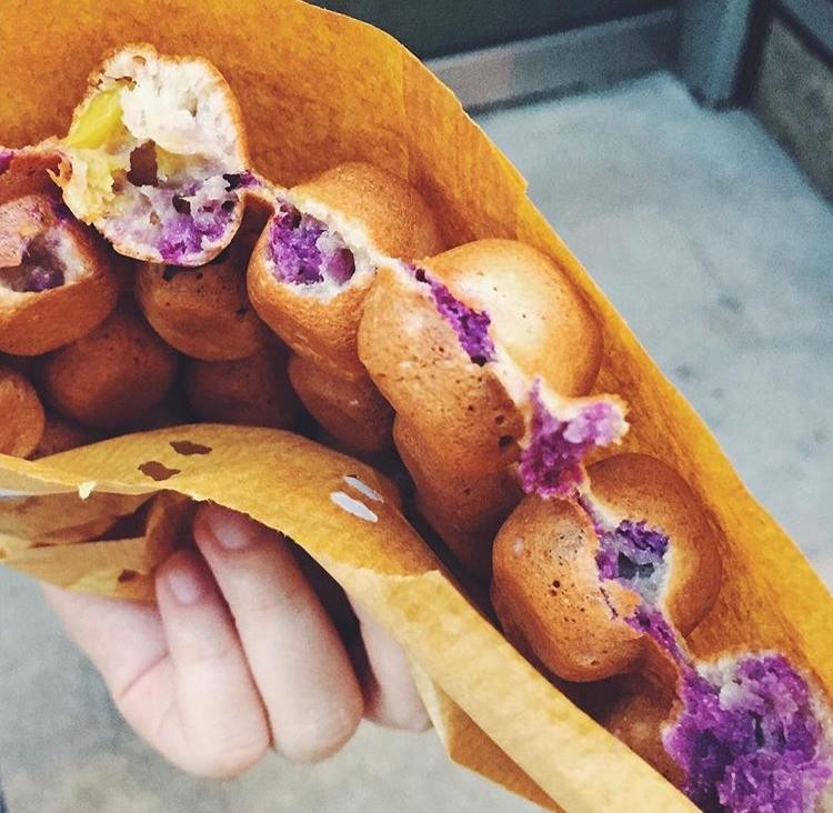 媽咪雞蛋仔, 期間限定, 牛油果, 紫薯蕃薯, 馬介休