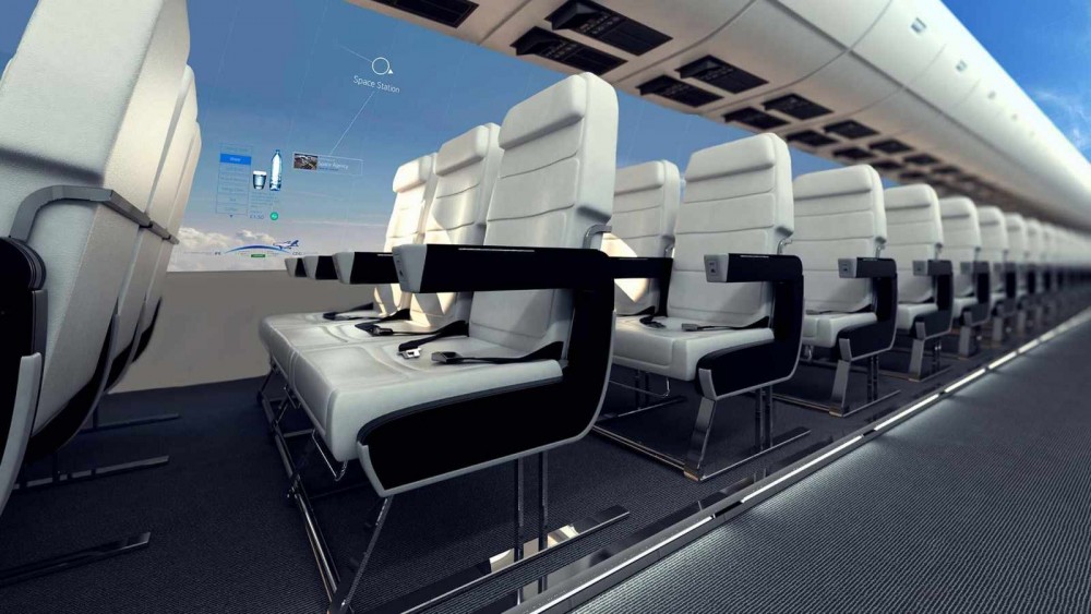 透明飛機個地板都仍然係不透明嘅，畏高朋友仔唔洗驚。