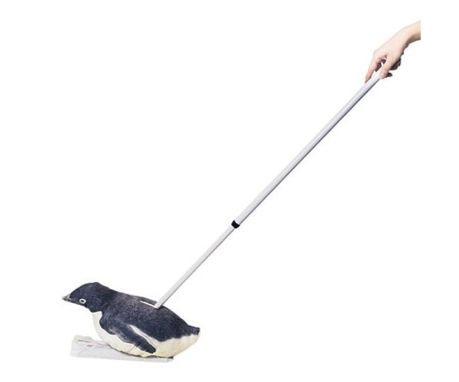 日本 企鵝模型 拖把套 Felissimo