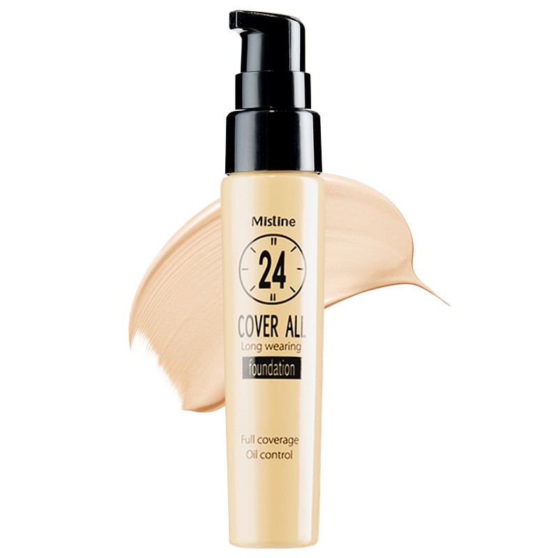 24小時不脫妝防曬粉底液，底妝可以維持一日