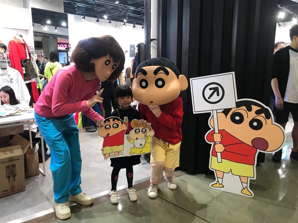 免費蠟筆小新見面會