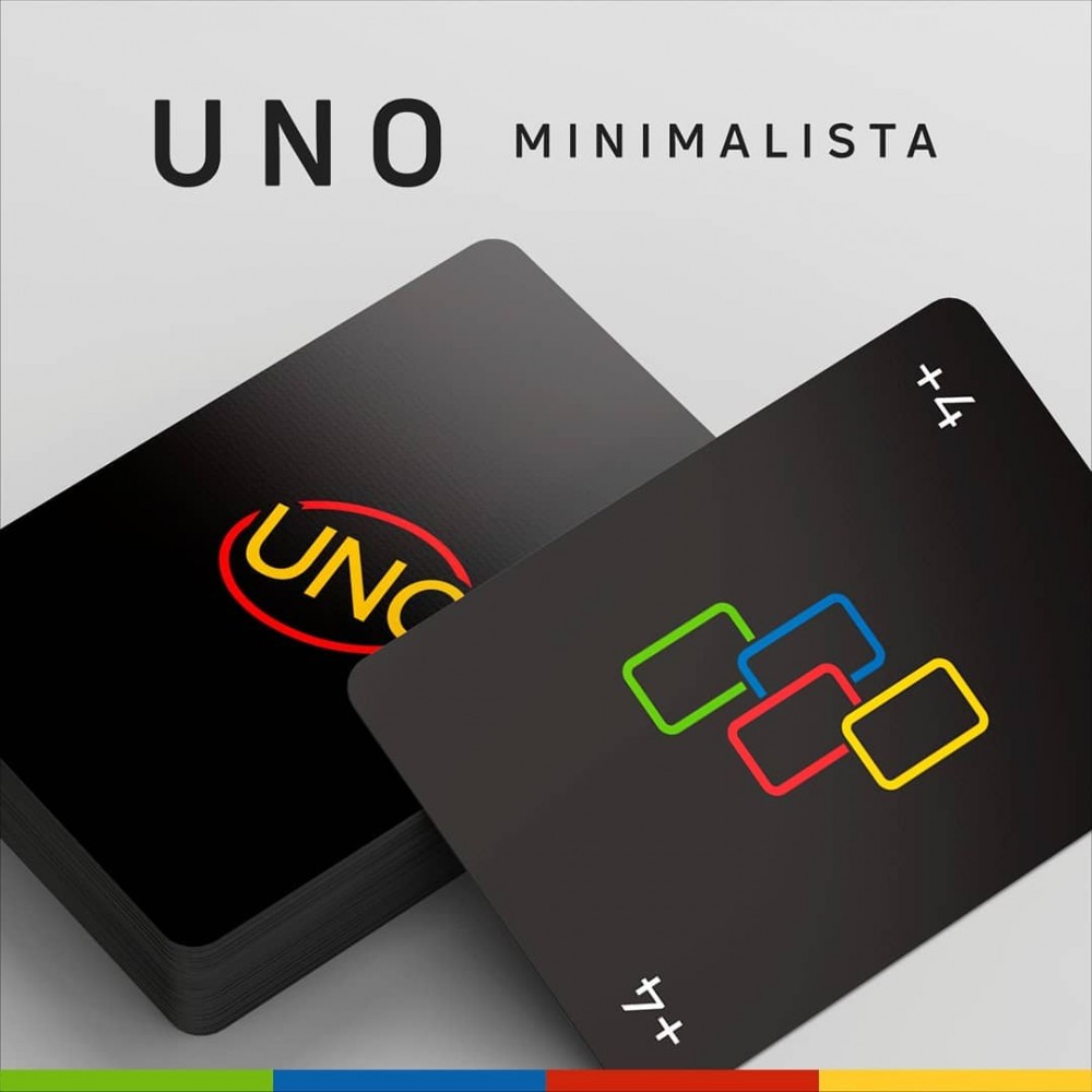 巴西設計師Warleson Oliveira設計一款UNO新造型—「Uno Minimalista」