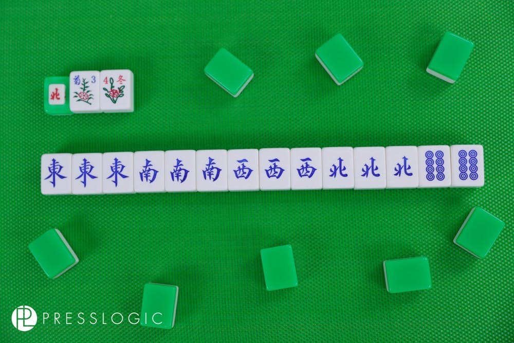 大四喜集齊「東、南、西、北」四組刻子,再加一對眼。