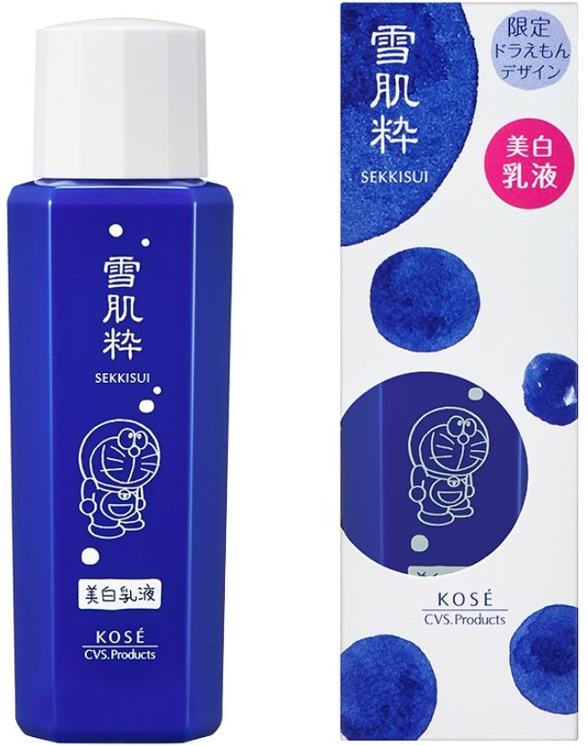 推出限定多啦A夢包裝嘅一共有4種商品，包括：洗面奶、卸妝凝露、藥用化妝水、乳液。