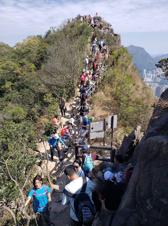 武漢肺炎疫情下，有越嚟越多人想呼吸下新鮮空氣，而去行山。