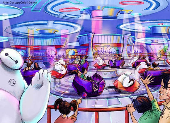 BayMax醫神為主題開設嘅主題遊戲設施