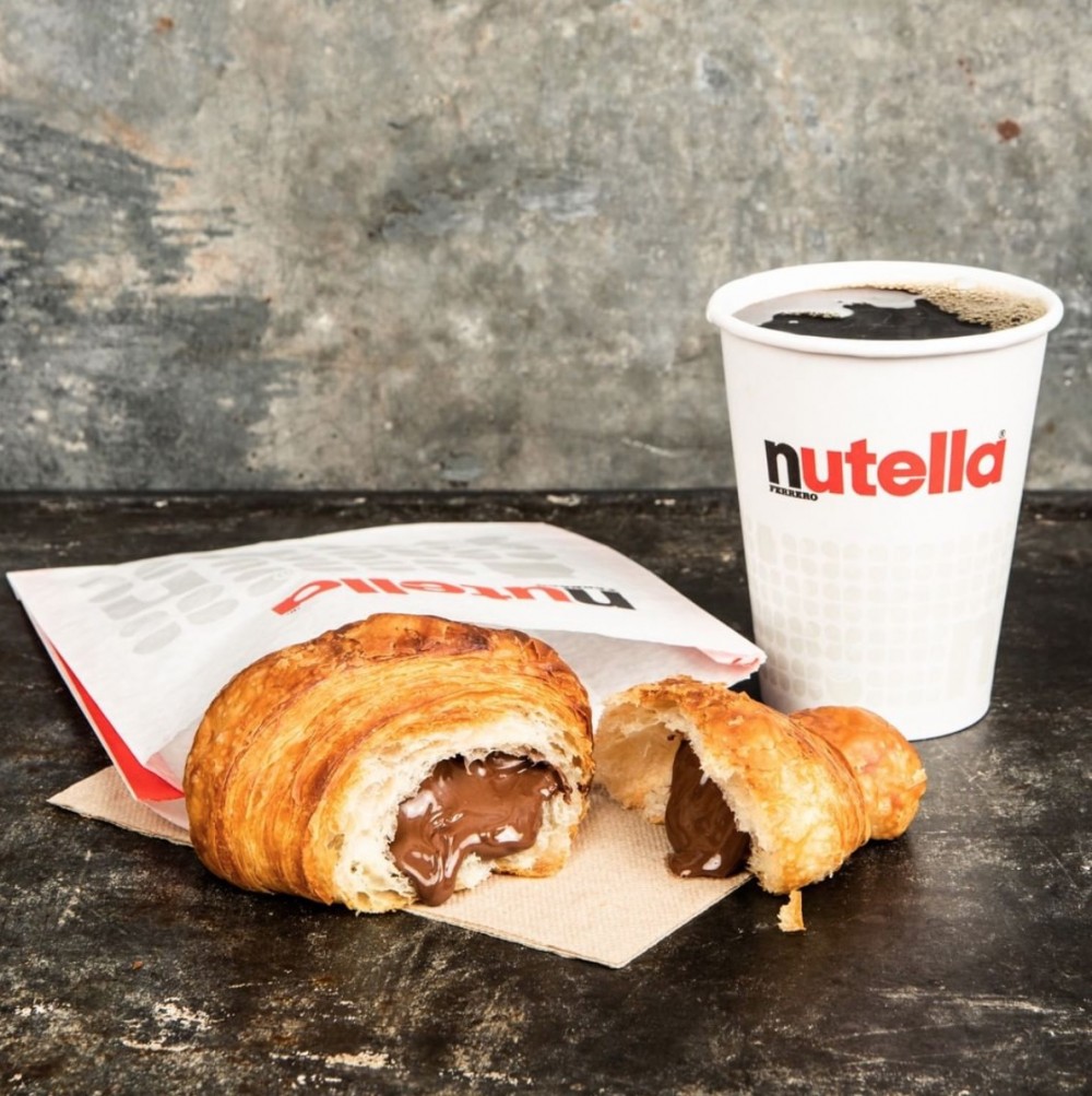 美國 Nutella Cafe 朱古力榛子醬 牛角包