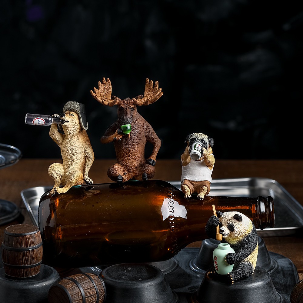 朝隈俊男Animal Life「買醉人生系列」班動物還原酒鬼嘅日常