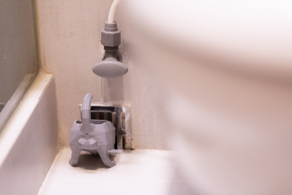 U型渠 注水器 3D打印