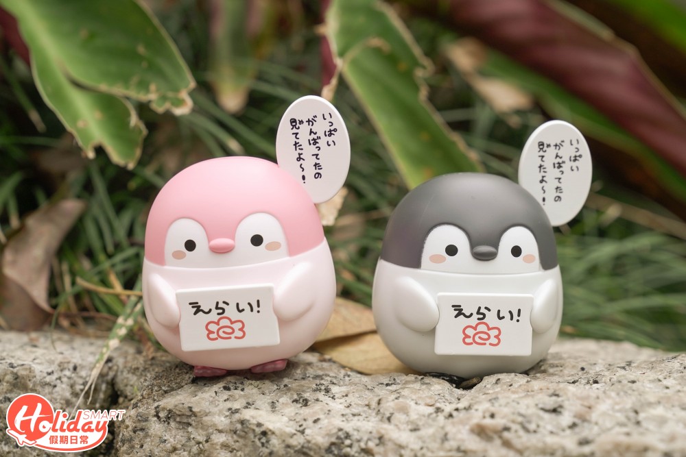 正能量企鵝 扭蛋 賞花