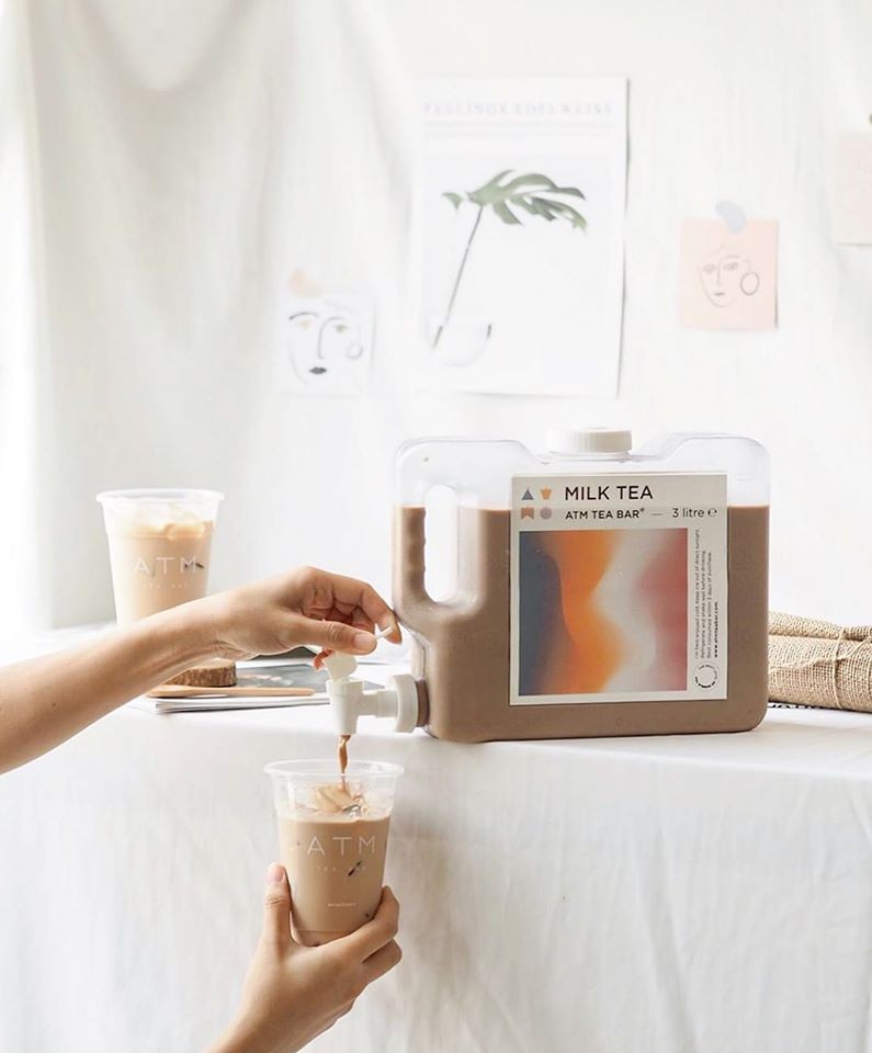 拉一拉個壓頭就有奶茶飲