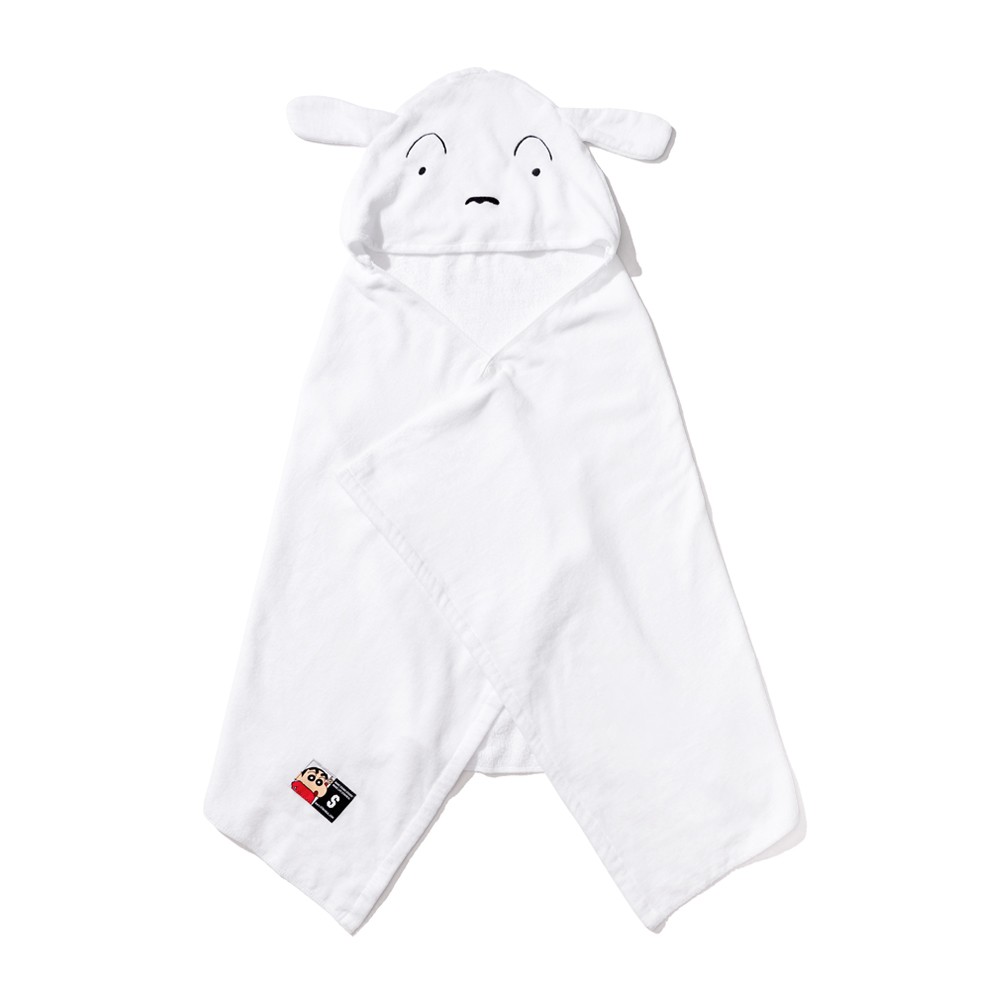 小白連帽披巾$1280