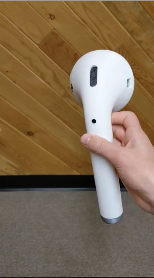 網民3D技術打印超巨型Airpod 喇叭