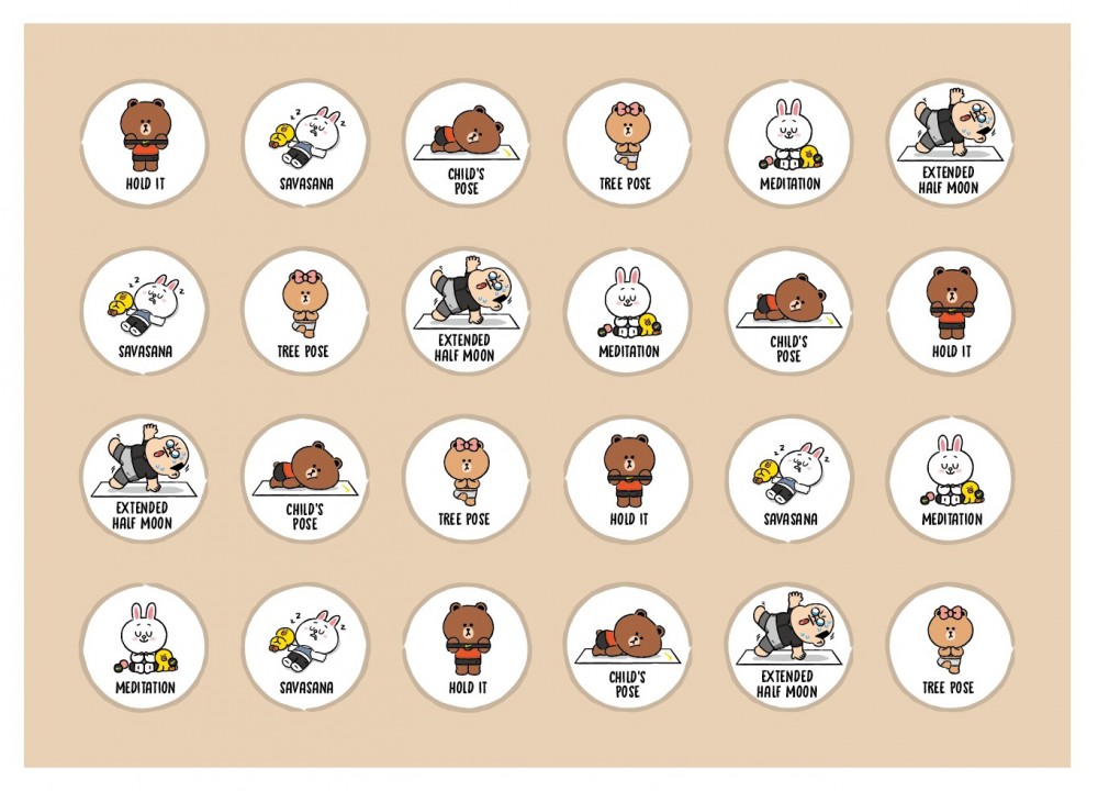 全球首個LINE FRIENDS瑜伽體驗！