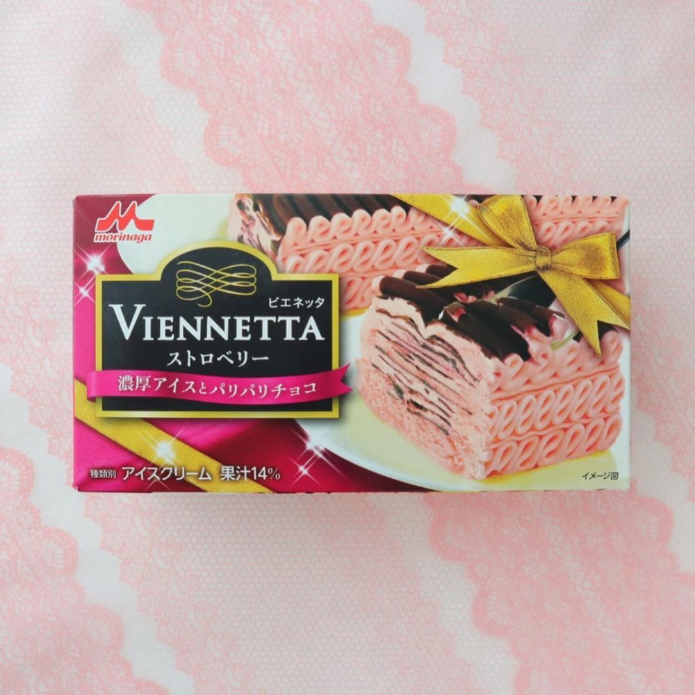 Viennetta士多啤梨味千層雪糕