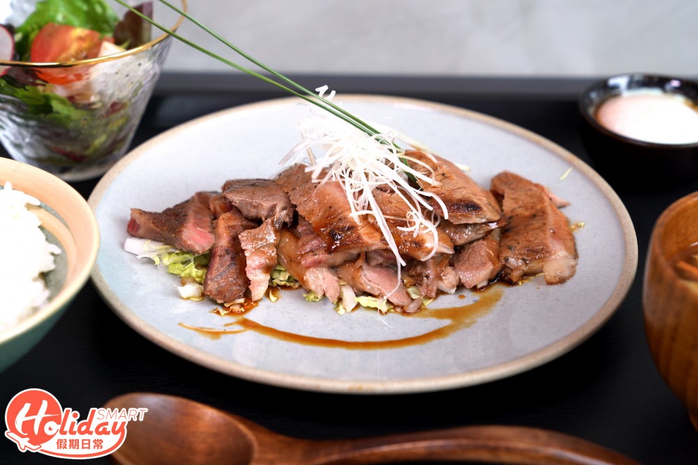 美國安格斯牛肉眼定食