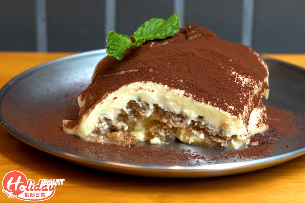 Tiramisu酒香突出，口感綿密細膩，甜度剛好。 