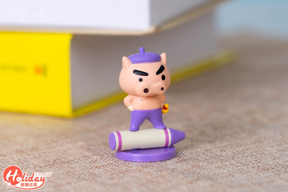 大電影《蠟筆小新:激戰!塗鴉王國和四位勇士》主題扭蛋好可愛~