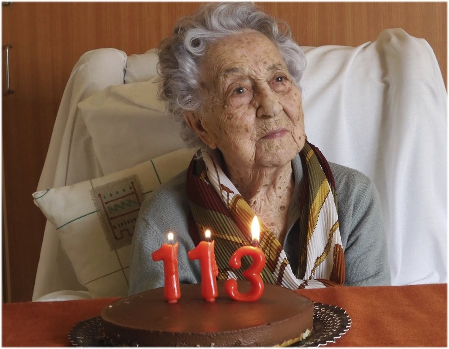 西班牙老婆婆Maria Branyas113歲生日