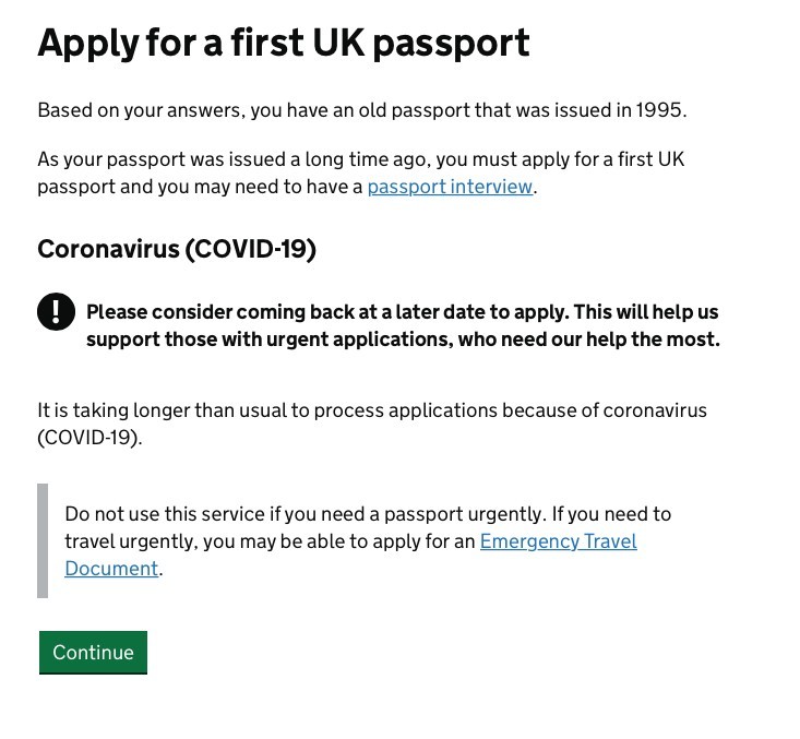 根據申請人揀選嘅內容