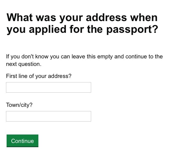輸入個人姓名、出生日期、出生地等個人資料