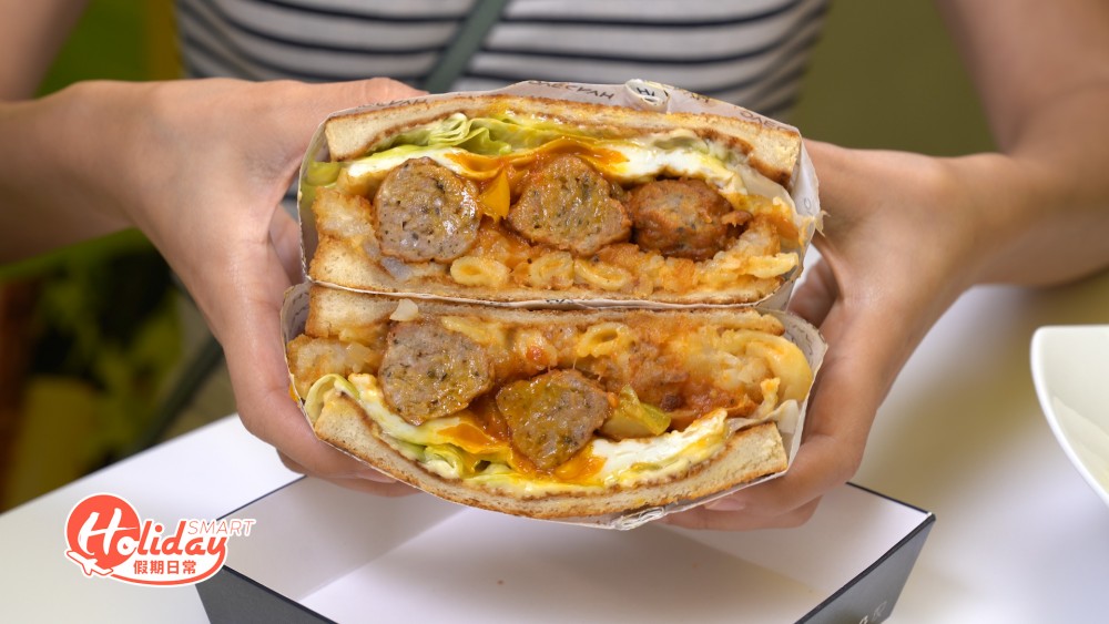 尖沙咀爆餡鐵板三文治