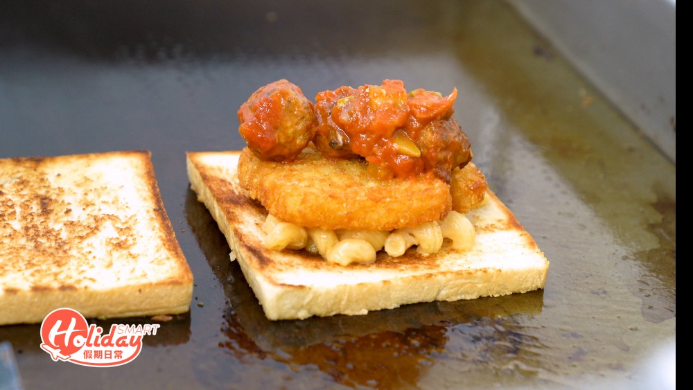 尖沙咀爆餡鐵板三文治