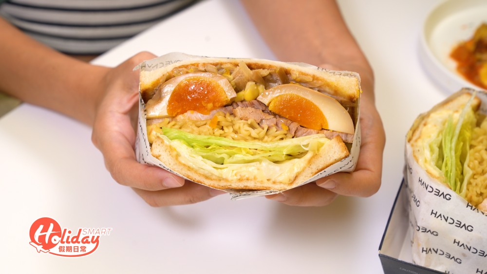 尖沙咀爆餡鐵板三文治