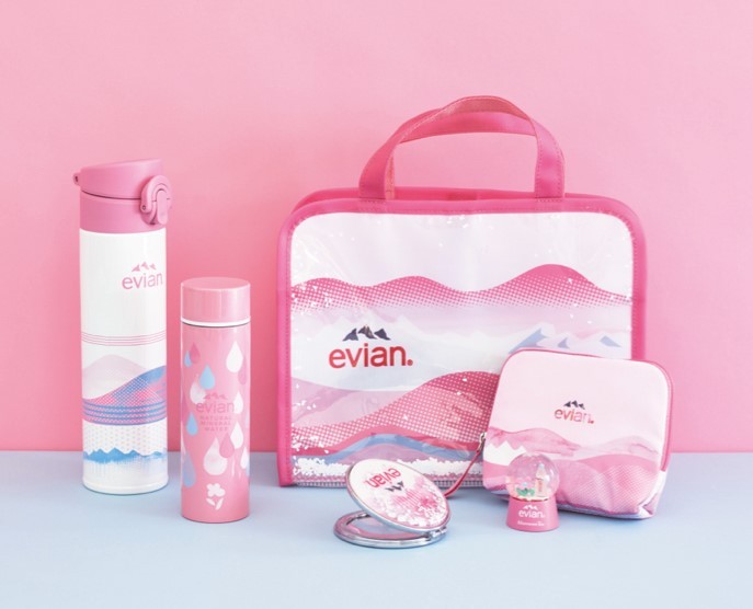 Afternoon Tea Living就預告喺7月時將會於著名礦泉水品牌evian合作,推出一系列雜貨小物。