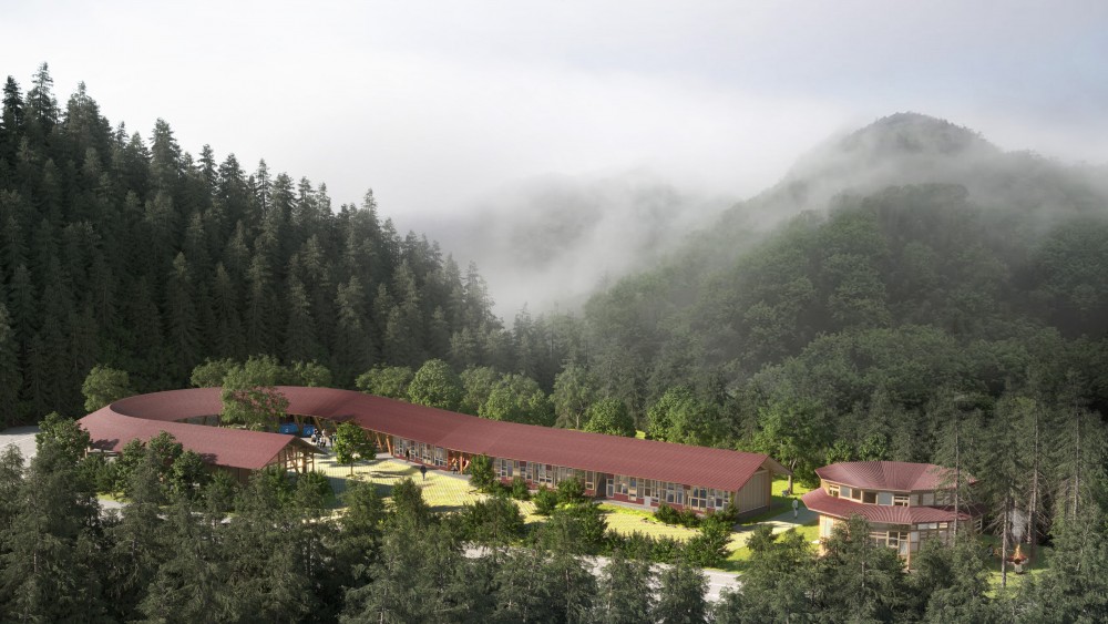 就連酒店外觀都設計成問號咁呀！