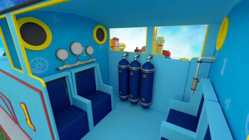 歐洲:索多島「VR 鐵路之旅」 - 登上全港最大Thomas 火車頭,立即展開環遊世界之旅。大小朋友戴上VR 眼鏡,透過 Thomas 火車頭的視野在鐵路上遊歷世界。2
