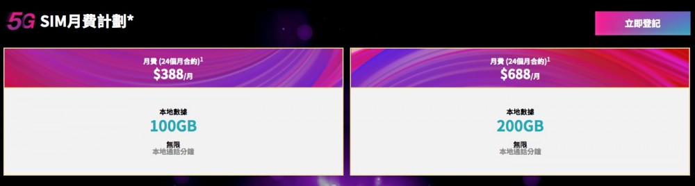 3HK 喺 3 月初就已經為 5G 服務公布計劃詳情，將推出兩個 24 個月合約服務計劃