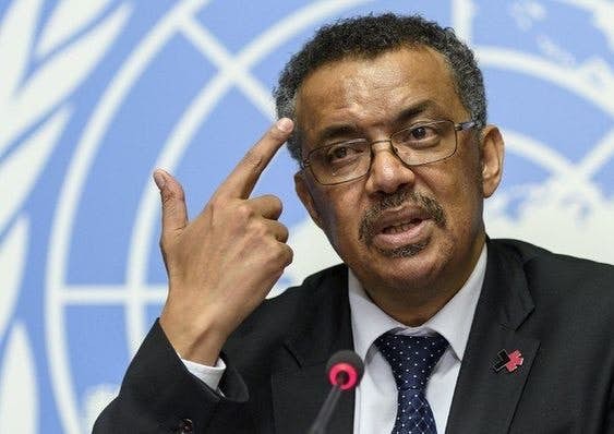 世界衛生組織(World Health Organization)官員喺唔同場合記者會上均指出唔建議市民戴口罩