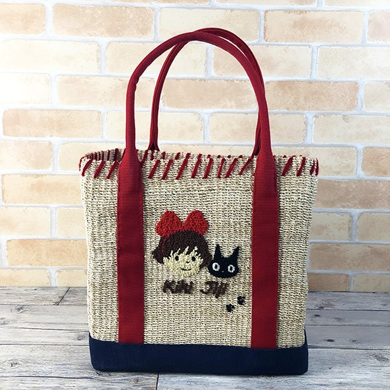 橡子共和國推出KIKI &JIJI 馬尼拉麻編織 刺繡手提包~