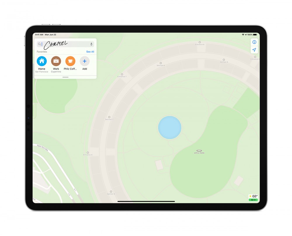 「相片」、「檔案」、「備忘錄」、「日曆」及 Apple Music 等 app 嘅側邊欄均經過重新設計，將與導覽整合
