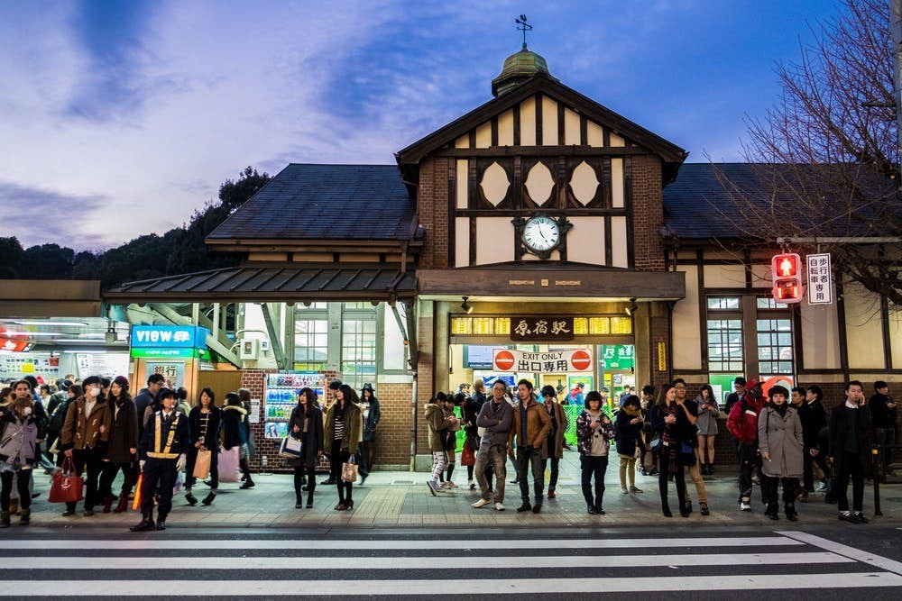 原宿站喺大正時代1924年建成，已有近96年歷史